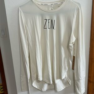 NWT Rae Dunn Yoga Top, size L